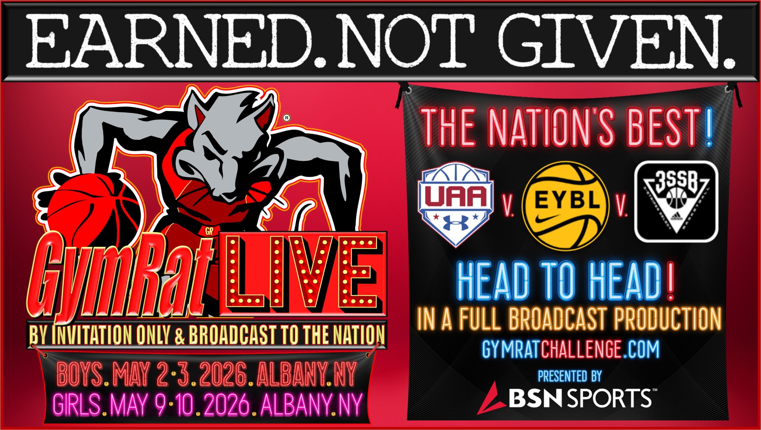 LIVE 2026-EARNED NOT GIVEN